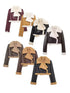 'Josselyn' Faux Fur Cropped Leather Jacket - Celes Fashion